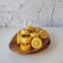 용기 없는 밀랍 티라이트 캔들 30구 천연밀랍초 유리홀더 포함, 캔들30구+유리홀더O