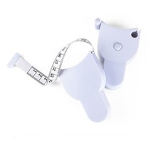 휴대용 레이저 전자 디지털 거리 측정기 줄자 wintape retractable metric tape for body 150cm 테이프 바디용 재봉 필름 허리 가슴 다리 도구, 150cm 흰색, 1.5m