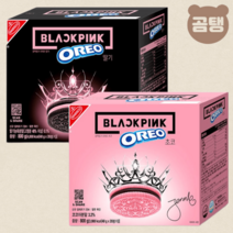 블랙핑크 오레오 에디션 한정판 OREO 딸기1박스+초코1박스, 오레오 블랙핑크 딸기 800g+초코 800g