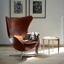 아르네야콥센 에그체어 egg chair 계란의자 북유럽 에그체어 캐주얼 소파, 의자, 캐시미어 옐로우