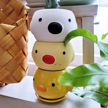 아리야 귀욤 베이비 동물 다육 선인장 분갈이 화분, C병아리