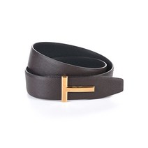 TOM FORD 톰포드 TB178-LCL220G 3BN18 금장 T로고 버클 양면 벨트 - 기타