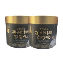 [선물세트 추천] 김오곤 동의비책 침향단 침향환 200환 + 쇼핑백2, 2세트(200환), 200환(100환x2통)