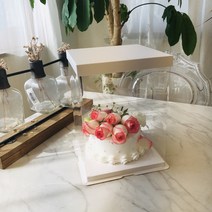(천안꽃집) 미니 생화케이크, 1개