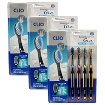 크리오 CLIO 지오 향균 초극세모 베이킹소다 음이온 항균제 배합 미세모, 4개입, 3세트