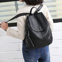 홍대언니 레더 옆포켓 캐주얼 백팩 가방 MD71385