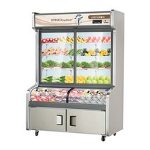 업소용 디스플레이 캐비닛 진열장 쇼케이스 신선유지, 1.6m 이중 온도  압축기