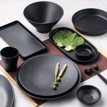 메탈블랙 멜라민 그릇 식기 접시 업소용 식당, 32-메탈 M 물컵, 1개