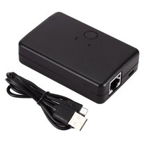 네트워크 스위처 박스 - 이더넷 인터넷 어댑터 컴퓨터에 적합 Black New(2 In 1 Out), 7.7x5x2cm, 블랙, 플라스틱