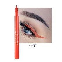BLOWFISH FUGU컬러 아이라이너2p 붓펜 워터프루프 아이라이너 리퀴드 아이라이너12가지 색상리퀴드, 02#2p