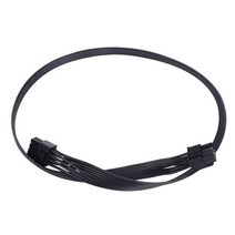Pcie 8 핀 남성 CPU (4 + 4) EPS-12V 마더 보드 전원 어댑터 케이블 시즌 모듈 공급 장치 60Cm, 01 Black, 01 Black