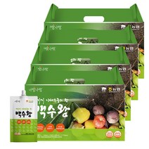 미쁨생활건강 하루야채 100가지 야채수 야채스프 백수왕 100ml, 100포