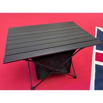 감성 캠핑용 테이블 셋트 (수납함포함) 초경량 알루미늄 접이식 폴딩 롤 테이블 낚시 백패킹 소형테이블, XL