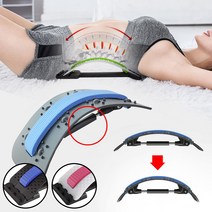 척추 S커브를 살리는 하루10분 스트레칭기 허리스트레칭기, No.01 척추교정 스트레칭기 블루