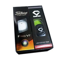 타이틀리스트 PRO V1 신형 3구 골프타월 홀인원선물 세트