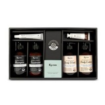 키렌 선물세트 스위트부케향 샴푸+트리트먼트+바디워시+바디로션+핸드크림+헤어에센스+브러쉬+쇼핑백, 1세트
