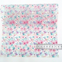 레인보우 Chunky 반짝이 가죽 인어 표범 합성 비닐 시트 활에 대 한 DIY 21x29CM Q804, 05 6