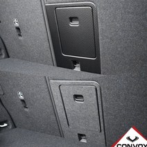 볼보XC40 카본 펠트 도어커버 튜닝도어커버 스크래치방지커버 모음, 카본2열 시트 폴딩커버, 볼보