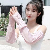 파미바미 PMJ0017 자외선차단 여름 골프팔토시 등산 여성 쿨토시 자전거 냉감 테니스 암슬리브, 01번.화이트+핑크, 01번.화이트+핑크