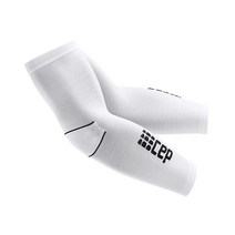 CEP 팔꿈치 지지대 압박 슬리브 남녀 암 슬리브쌍, III L_White/Black