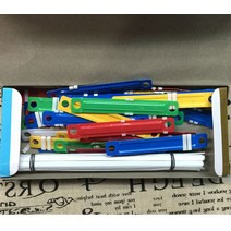 청구서 조직도 발주서 견적서 간이영수증 문서철 서류철 문서 서류 보관 클립 핀 45개 1세트, 단일