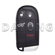 호환 Datong Wold 자동차 키 쉘 케이스 그랜드 저니 RAM 충전기 챌린저 듀랑고 교체 하우징 커버, 08 4Plus1 BT SUV_02 3 버튼