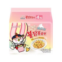삼양 크림 까르보 불닭볶음면 4봉, 6개