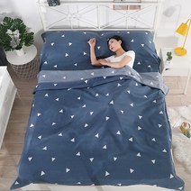 여름침낭 휴대용 기차 호텔 여행 나만의 이불세트, 북성 별빛 120x230cm