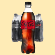 COCA-COLA ZERO 코카콜라제로 500ML 6개X4줄 24개 한박스