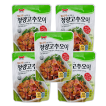일가집 청량 고추오이 250g x5개입 밑반찬 오이지무침, 5개