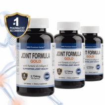 미국 조인트 포뮬라 120정 1개월분 콘드로이친 MSM 커큐민 강황 영양제, 조인트 포뮬라 골드 120정 1개월분 6병