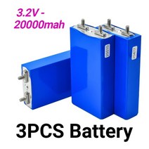 인산철 배터리 밧데리 3.2v 20ah lifepo4 셀 리튬 철 인산염 딥 사이클 diy 12v 24v 36v 48v 태양 에너지 ups 전원, 하얀