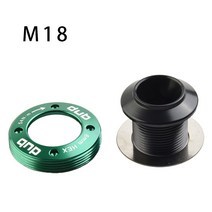 자전거크랭크세트 크랭크암 세트 공구 체인링 티탄볼트 분리자전거 크랭크 암 볼트 키트 자기 추출 M18-M30, 02 Green