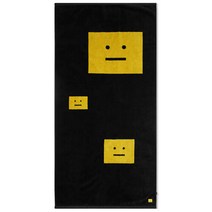 [아크네 스튜디오] 12주년 페이스 패턴 투톤 타올 C80075 BWX