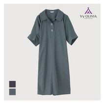 올리비아로렌 오픈 칼라 드레스_VVCOAYM6446