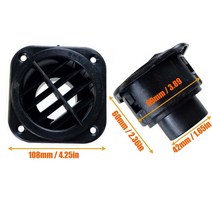 무시동히터 캠핑 차박용 베바스토 에버스파이어 디젤 주차 히터용 42mm 60mm 75mm 에어 벤트 덕트 피스 파이프 콘센트 회전식, [03] 42mm