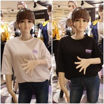 더데이걸 NC05 샤인오버박시핏 반팔티2컬러