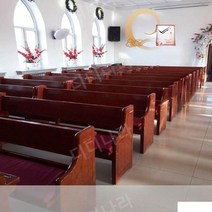 교회 장 의자 긴 성당 원목 강당 예배용 나무 벤치, 2.0미터