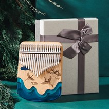 CEGA 칼림바 17-21음 엄지손가락 거문고 정미 선물상자, 선학, 17음 키