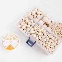 (T300) 나무 비즈 세트, (T300-1) 소 (150입), 1개