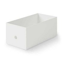 MUJI 무인양품 파일박스 스탠다드타입 와이드 1/2 화이트 그레이