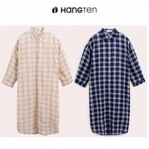 행텐 여성 씨어써커 롱 셔츠(10320-120-405-30)