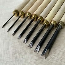 신제품 V 형 노출 삼각형 끌 0.1-0.8cm 목공 손 나무 조각 칼 빈 도구 조각용, [04] 8mm