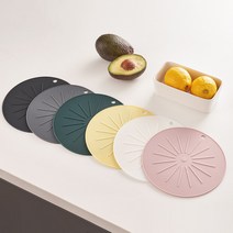 리빙안 실리콘 인덕션 보호 스크래치 방지 매트, 딥그린, 대, 1개