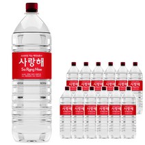 깊은바다 해양심층수 사랑해 경도300 2L x 12개