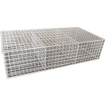 돌망태 석축쌓기 개비온석 돌클립 옹벽 사각 클램프, 메쉬 5x10cm  1x0.4x1m