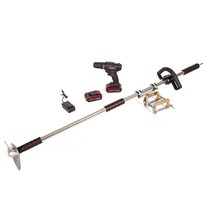 모터보트 프로펠러 소형 선외기 고무보트 엔진 가이드모터, 36VF 드릴 추진체예비 배터리