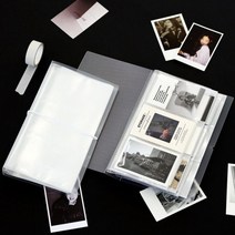cgv 영화 포토티켓 앨범 3color 스티커포함 티켓 티켓북 티켓앨범 심플한 예쁜, 블랙