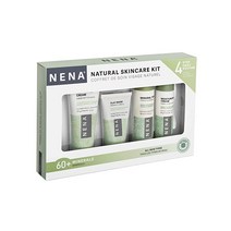 NENA Natural Skincare Kit4-Piece Daily Skin Essentials for Women Men dry oily normal and sensitive s