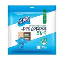 스카트 사계절 옷장 쏙 습기제거제 25p, 30g, 4개